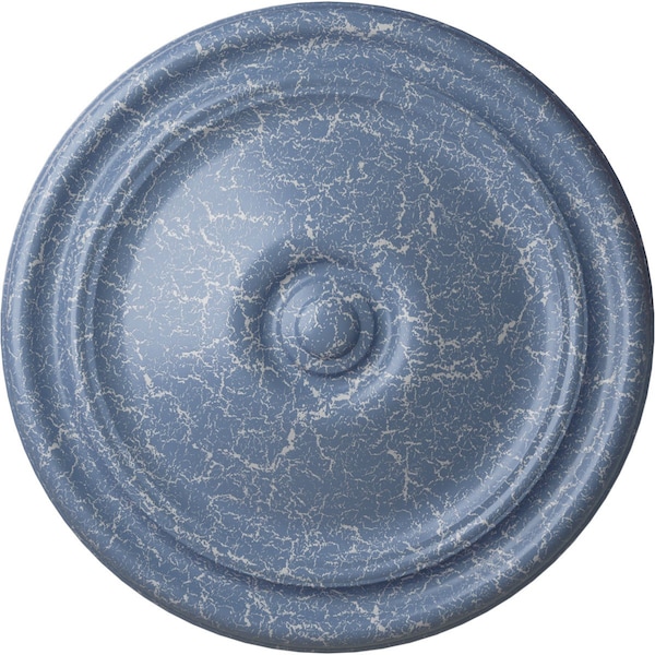 Ekena Millwork Reece Ceiling Medallion (Fits Canopies up to 2 3/8"), Hnd-Painted Americana Crackle, 12"OD x 1 3/4"P CM12REAMC - main